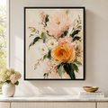 Floral Bouquet Canvas Wall Art front-facing hero mockup