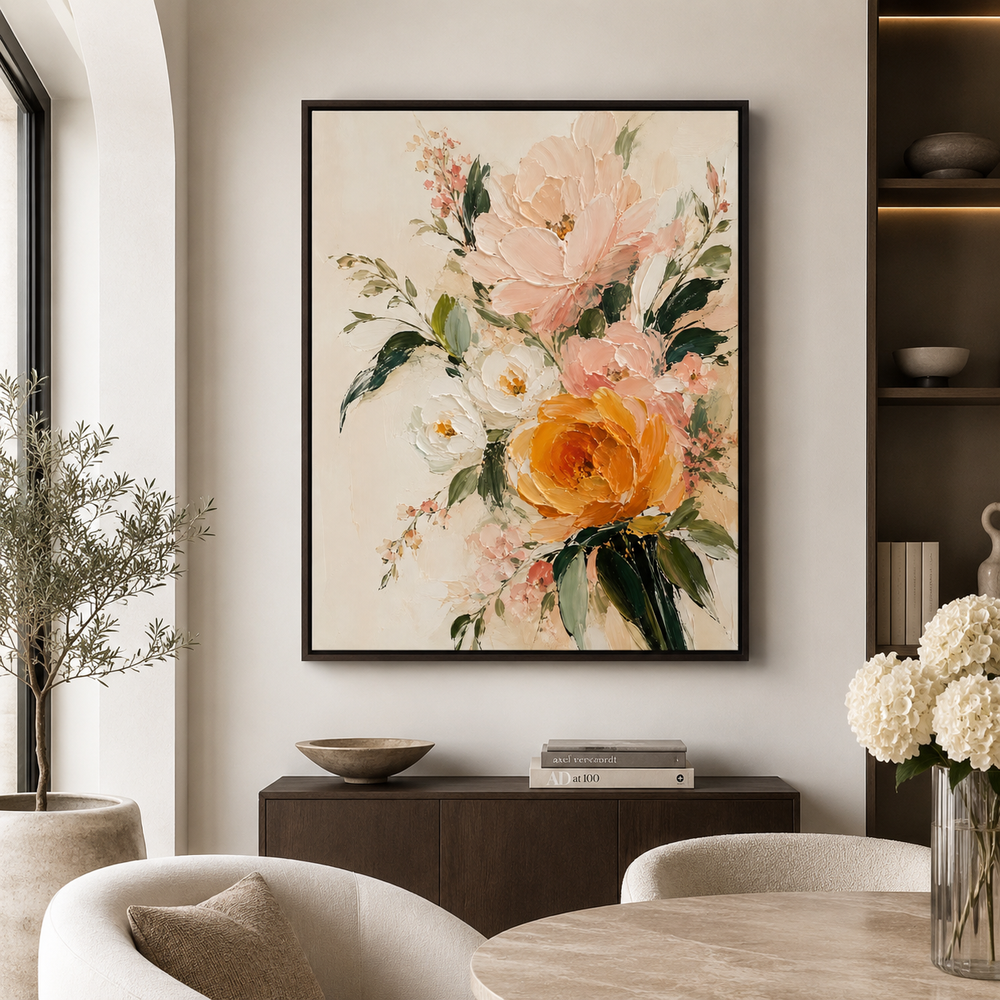 Floral Bouquet Canvas Wall Art image 3