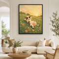 Funny Cow Canvas Wall Art Aura Canvas