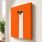 Funny Goose Canvas Wall Art Aura Canvas