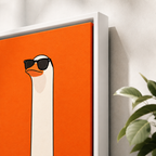 Funny Goose Canvas Wall Art Aura Canvas