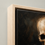 Halloween Skeleton Pumpkin Canvas Wall Art Aura Canvas