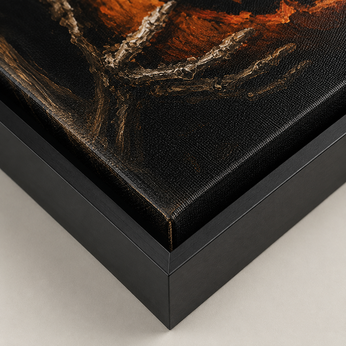 Halloween Skeleton Pumpkin Canvas Wall Art Aura Canvas