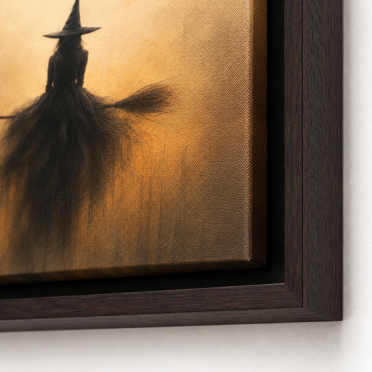 Halloween Witch Canvas Wall Art Aura Canvas