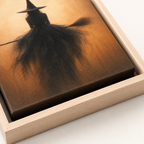 Halloween Witch Canvas Wall Art Aura Canvas