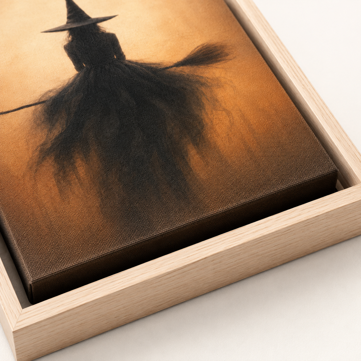 Halloween Witch Canvas Wall Art Aura Canvas