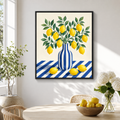 Lemon Still Life Canvas Wall Art - image 1