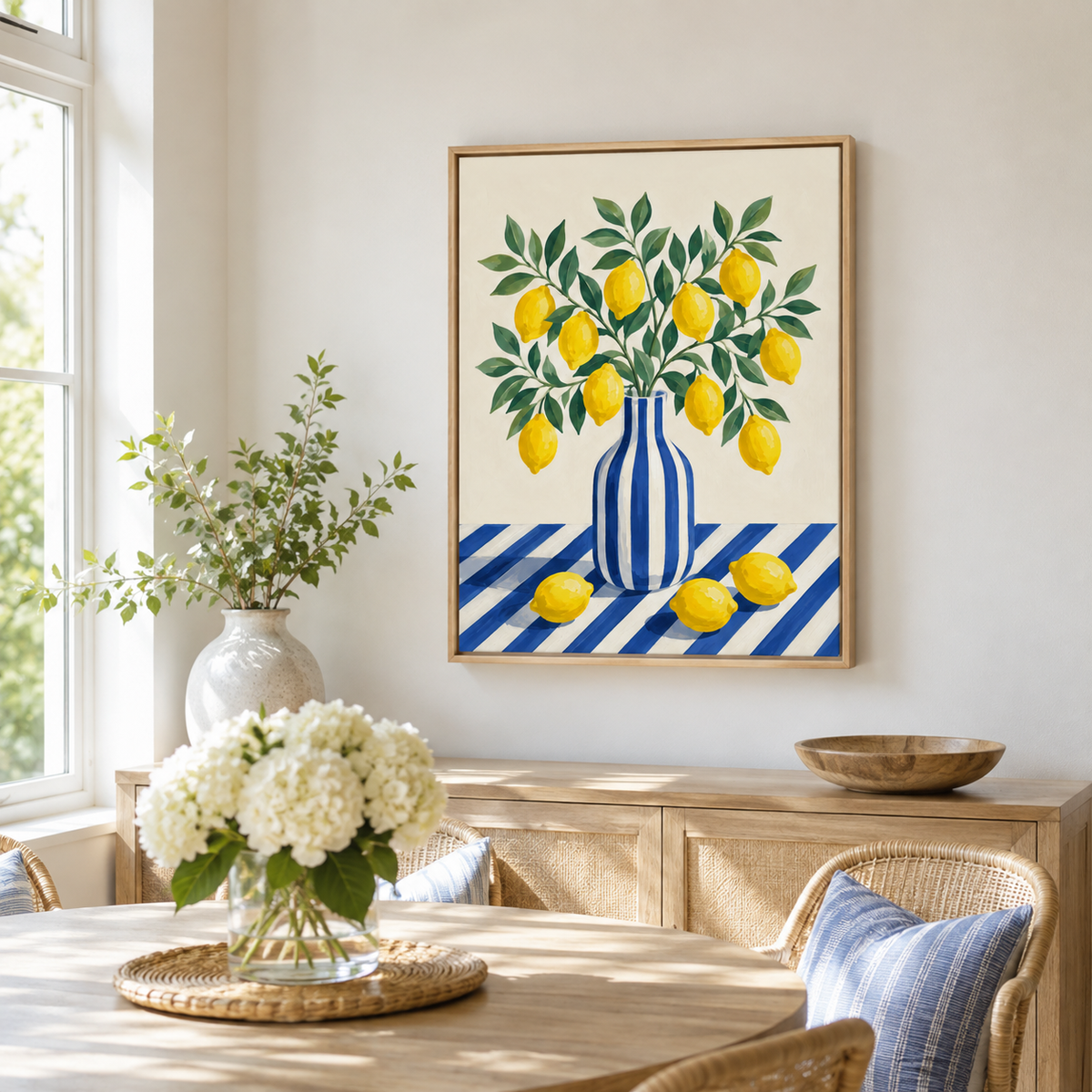 Lemon Still Life Canvas Wall Art - image 2
