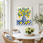 Lemon Still Life Canvas Wall Art - image 3