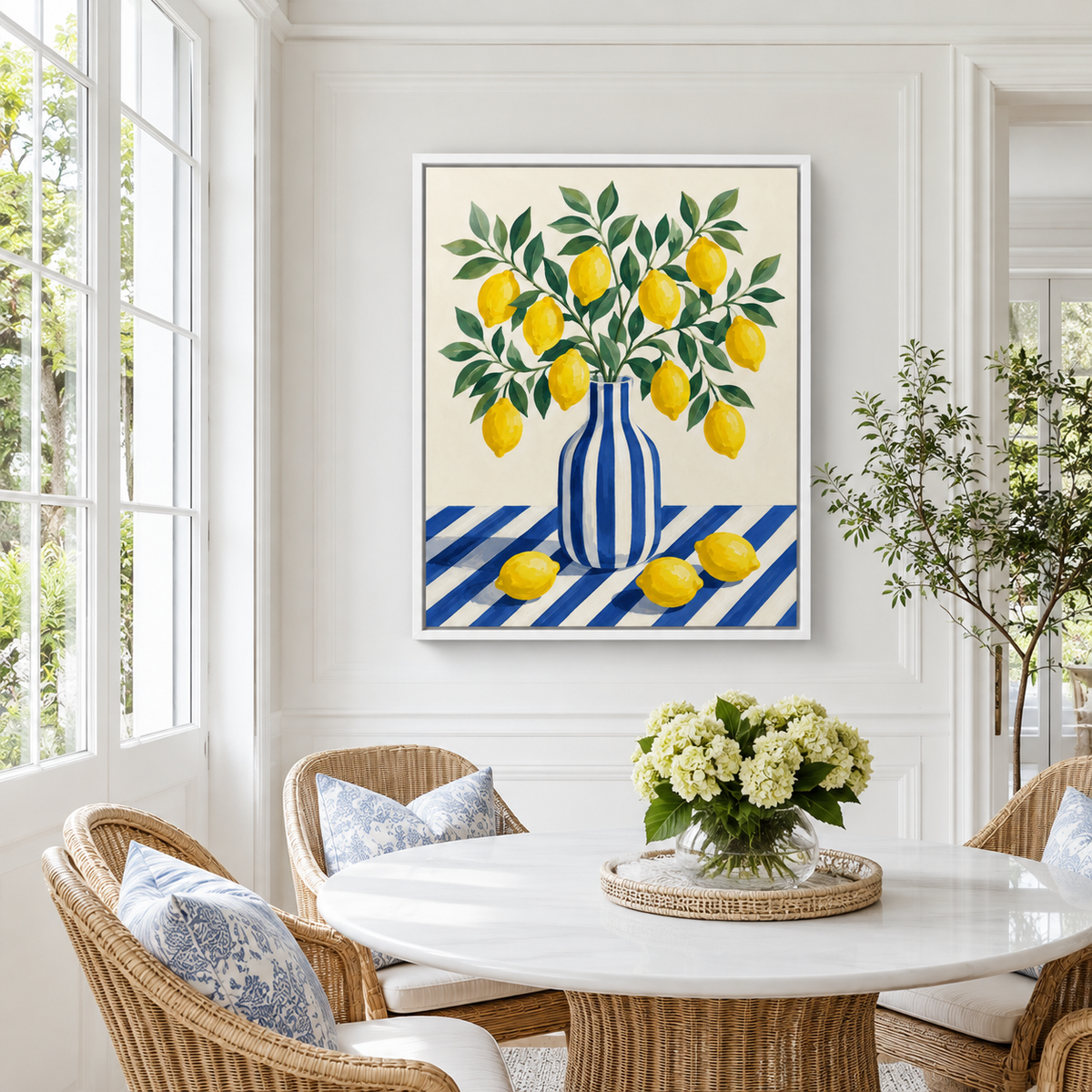 Lemon Still Life Canvas Wall Art - image 3