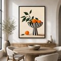 Orange Still Life Canvas Wall Art - image 1