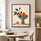 Orange Still Life Canvas Wall Art - image 5