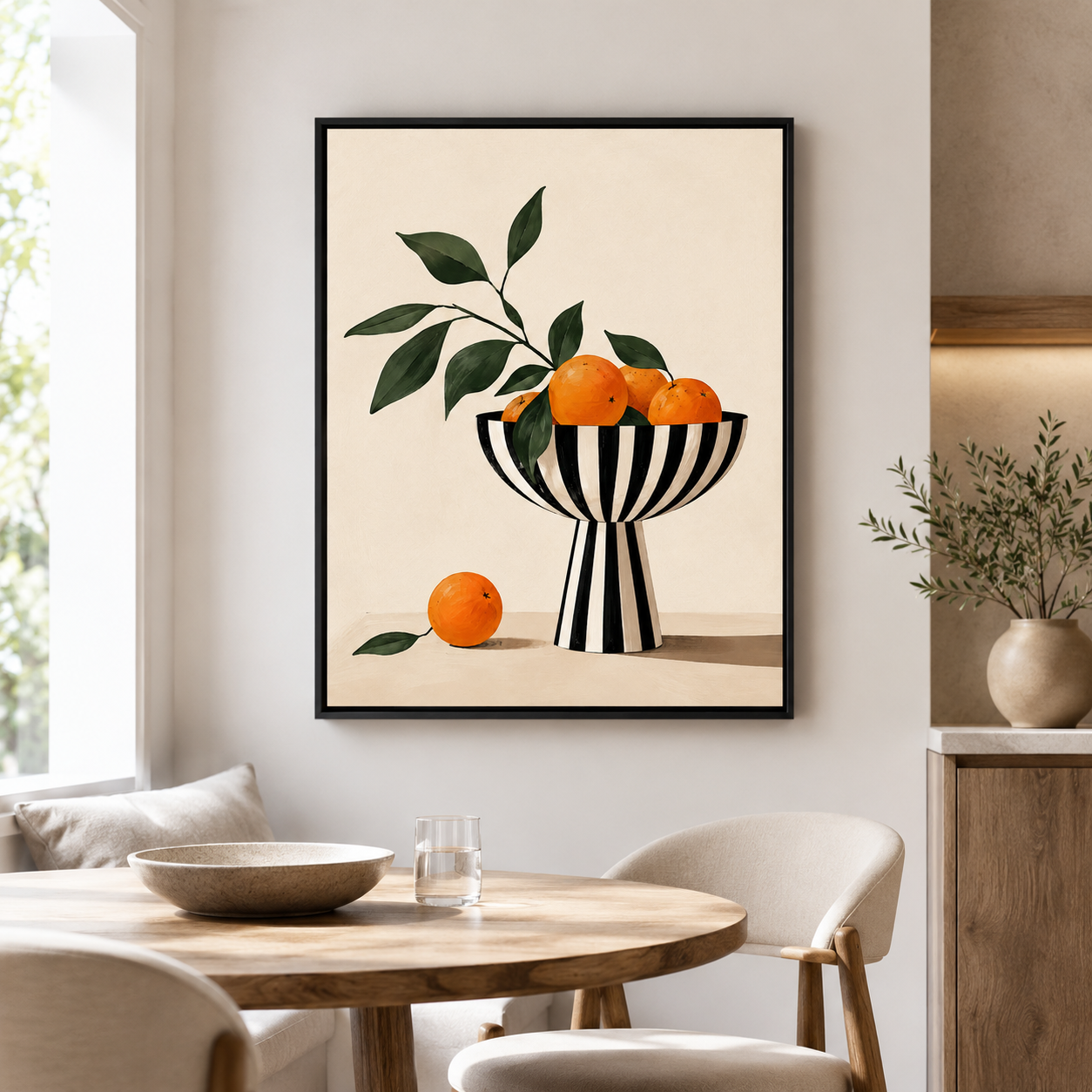 Orange Still Life Canvas Wall Art - image 5
