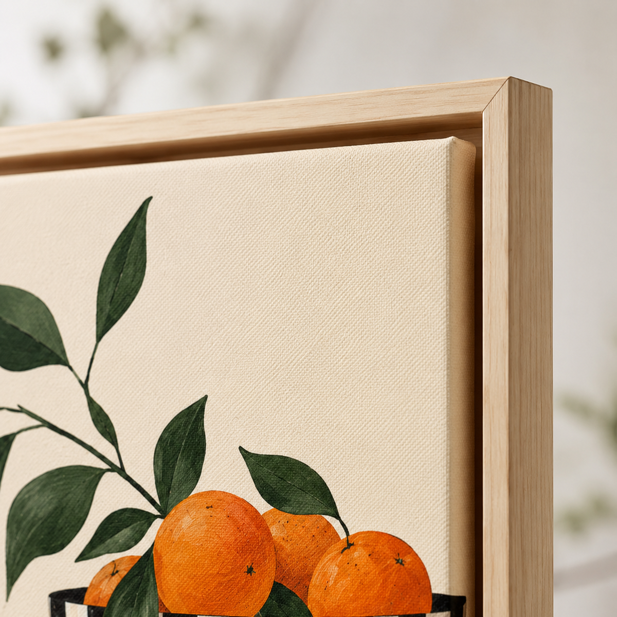 Orange Still Life Canvas Wall Art - image 6