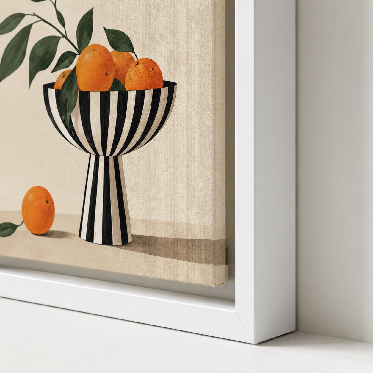 Orange Still Life Canvas Wall Art - image 7