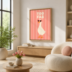 Too Fab Goose Canvas Wall Art Aura Canvas
