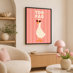Too Fab Goose Canvas Wall Art Aura Canvas