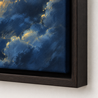 Witch Flying Moon Canvas Wall Art Aura Canvas